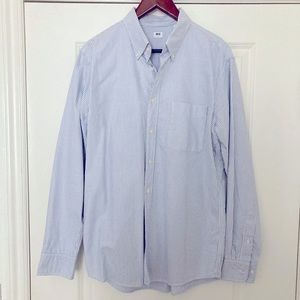 Uniqlo Men Broadcloth Long-Sleeve Shirt
